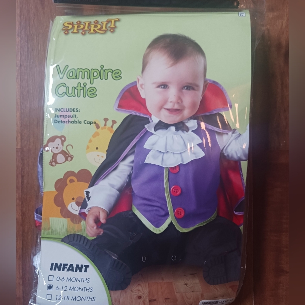 Vampire Costume 6-12 months